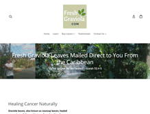 Tablet Screenshot of freshgraviola.com
